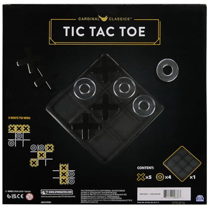 Spin Master Games, Cardinal Classics Tic Tac Toe, Classic Board Game, Modern Coffee Table Décor, 2 Players, for Ages 5 & Up - style: Four in a Row