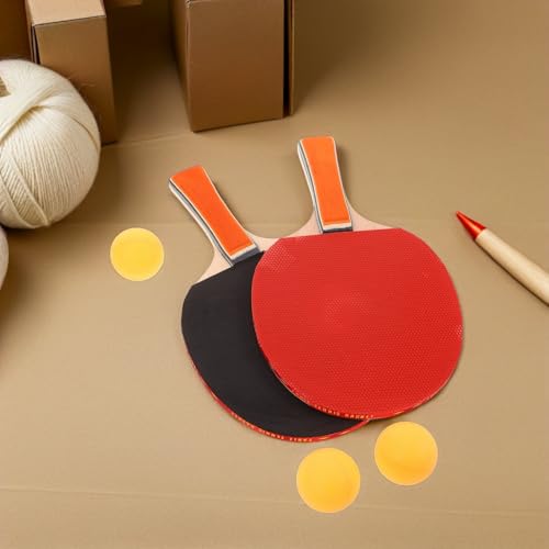 BESPORTBLE Table Tennis Paddle Kit with 2 Rackets and 3 Balls, Sports Training Set with Carry Bag for Indoor and Outdoor Ping Pong Play