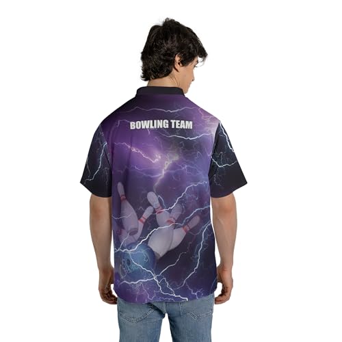 Personalized Custom Jersey for Men, Uniform Shirt for Bowling Team Gift - color: D1
