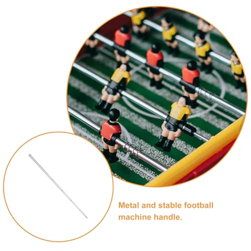 Metal Operation Pole for Foosball Table Soccer Machine Accessory Iron Rod Replacement for Table Football for Teens and Adults Playing