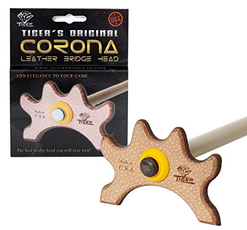 Tiger Corona Pool Cue Leather Bridge Head