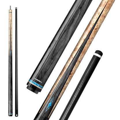 Series, Glass Fiber Pool Cue Stick, Uni-QR, 3/8-10, 5/16-18 Joint, Synthetic Leather Grip, 29" Glassfiber Shaft, 7-Layer Microfiber Tip - color: CHL2