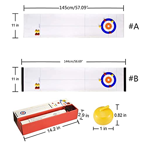 Tabletop Games Curling Game Portable Team Board Tabletop Training Family Party for Adults Indoor Travel Cushion Coverscushion Covers for Patio Furniturecushion for Living Roomcushion