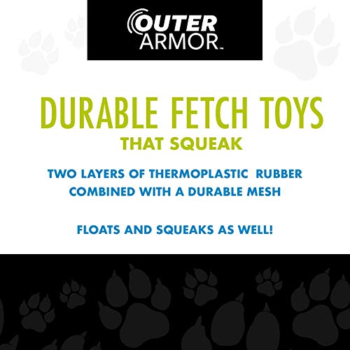 Hero Outer Armor, Fetch Ring Dog Toy, Floats & Squeaks, Purple - style: Ring - Purple