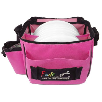 Gotta Go Gotta Throw Fade Lite & Fade Crunch Disc Golf Starter Bags – Lightweight, Durable, & Spacious – Perfect for Beginners, Casual Players, and Glow Rounds - color: Lite | Pink