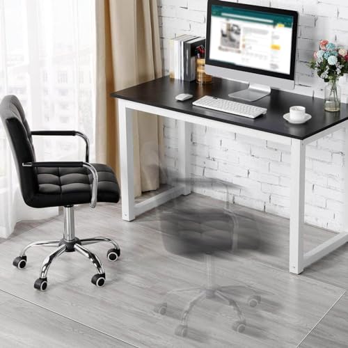 ALAIAS Office Chair Mat for Hardwood Floor 1.5mm Thick Durable Clear PVC Desk Chair Mat Under Desk Computer Gaming Chair Mat Wood/Tile Protection Mat Non-Slip Not Stuck Wheel (Size : 16x47) - size: 16x47"