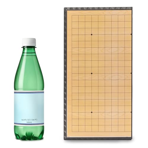 Yellow Mountain Imports Magnetic Go Game Set with Single Convex Magnetic Plastic Stones and Go Board, 11-inch - size: 11 x 0.6 inches