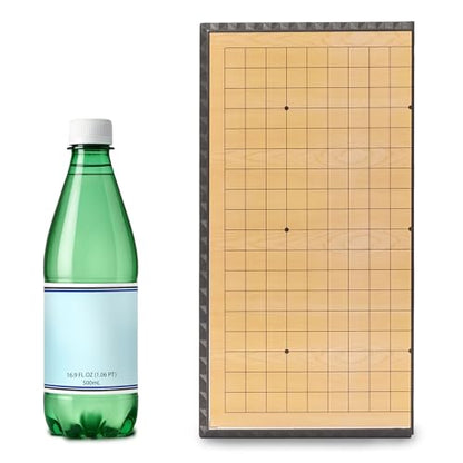 Yellow Mountain Imports Magnetic Go Game Set with Single Convex Magnetic Plastic Stones and Go Board, 11-inch - size: 11 x 0.6 inches