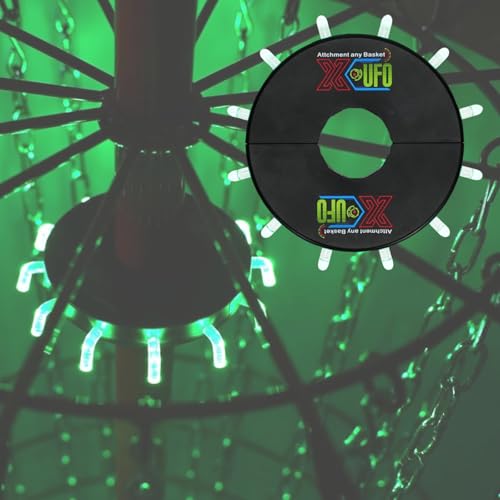 Disc Golf Basket Sensor Light | Automatic Sensor Lighting + Automatic Color-Changing Function | Compatible with Universal Disc Golf Baskets - color: 40MM