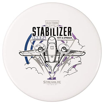 Streamline Discs Electron Stabilizer Disc Golf Putter (Choose Your Firmness/Colors May Vary) - size: 165-170g, style: Medium