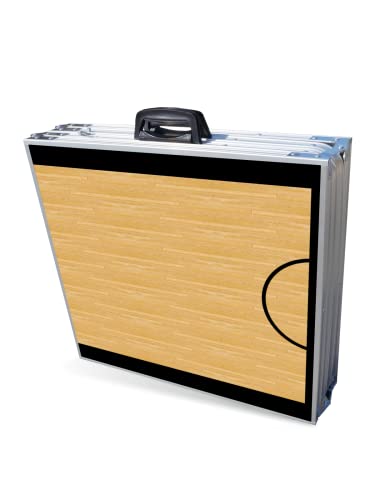 PARTYPONG 8-Foot Folding Beer Pong Table w/Cup Holes - Basketball Court Edition - style: w/ Cup Holes