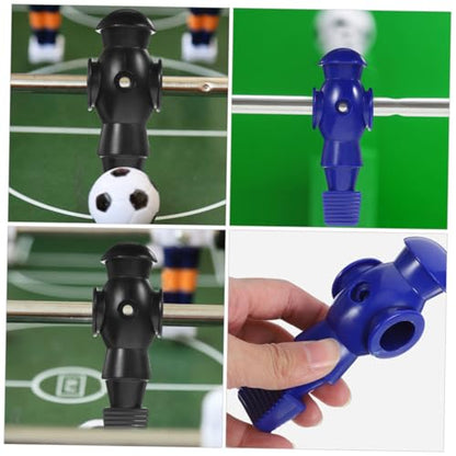 4Pcs Foosball Player Statues Table Football Machine Accessories Wear-Resistant PP Resin Figures Replacement for Standard Soccer Game Rods