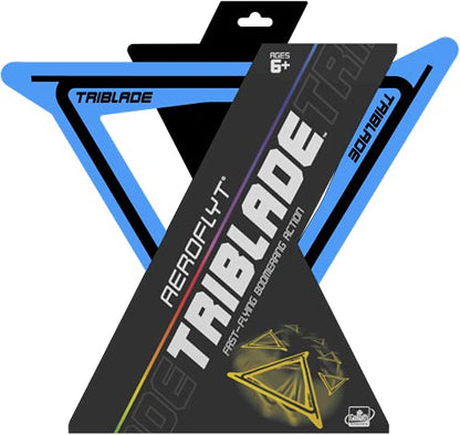 Wahu Goliath Sports Aeroflyt Triblade Blue Fast Flying Boomerang Action (8528) - color: Aeroflyt Triblade Blue