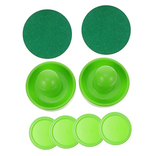 HEMOTON Tabletop Air Hockey Set Soft Hockey Pucks Paddle Replacement Kit for Boys and Girls