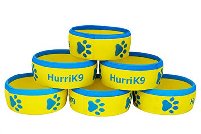 HurriK9 Replacement Dog Exerciser Rings for 100-ft. Flying Ring Launcher | Replacement Rings Only (Launcher Not Included) | Set of 6