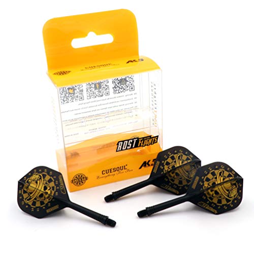 CUESOUL ROST Integrated Dart Shaft and Dart Flight Standard/Slim/Diamond/Big Wing/Tear/Diamond - color: 28mm-Standard Shape-King Skull