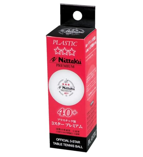 NITTAKU 3-Star Premium Table Tennis Balls - style: 12 Balls