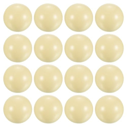 PATIKIL 2-1/4" Billiard Cue Ball, 16 Pack Regulation Size Pool Table Pool Cue Ball Practice Training Balls for Billiard Room Game Room, White