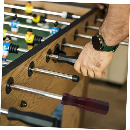 Abaodam Foosball Table Replacement Parts Brown Wooden Foosball Table Parts Table Replacements Table Football - color: Brown