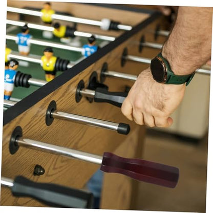 Abaodam Foosball Table Replacement Parts Brown Wooden Foosball Table Parts Table Replacements Table Football - color: Brown