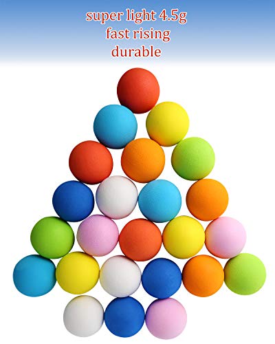 Pllieay 2.4 Inch Soft Foam Balls, Lightweight Mini Indoor Toys Play Balls for Safe Fun, Birthday Party for Boys and Girls - style: 24