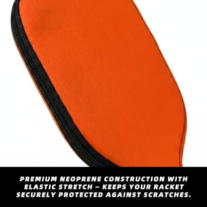 Pickleball Paddle Cover Pickleball Racket Bag Neoprene Racket Case Table Tennis Racket Bag Waterproof Protective Sleeve for Tournament & Training Equipment - color: Green, size: 1 piece