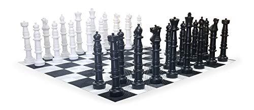 MegaChess 49 Inch Giant Plastic Chess Set - Accessories Available! (w/Plastic Board) - size: w/ Plastic Board