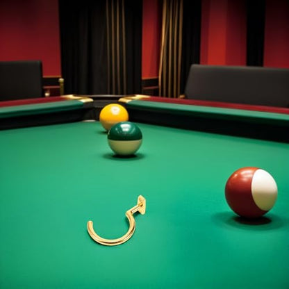 POPETPOP Wall Mounted Billiard Cue Holder Hooks 4pcs Metal Pool Stick Rack Clips for Pool Table Storage and Snooker Cue Organization in Gold and Black