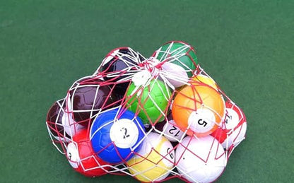16 Pcs Snooker Balls Soccer Table Game Street Ball Huge Billiards Football for Pool Ball Toy Sport Inflatable - color: 8.46in