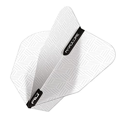 RED DRAGON Hardcore V-Standard Dart Flights- 3 Sets Per Pack (9 Dart Flights in Total)