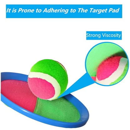 2 Pack Toss and Catch Ball Replacement Sticky Balls, 2.5 Inch Diameter, Suitable for Toss and Catch Game