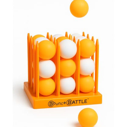 Bounce Battle Marbled Edition Game Set - Fast-Paced Ball Bounce Game, 27 Balls - Ages 8+