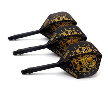 CUESOUL Jazz-Metal ROST Integrated Dart Shaft and Flights Standard Shape,Set of 3 pcs - color: CS-JMAK51XKLTJ