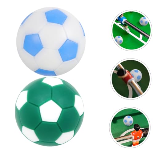 Abaodam 6pcs Foosball Balls Mini Football Game Accessories Tabletop Soccer Replacement Balls Bright for Adult Boys and Girls
