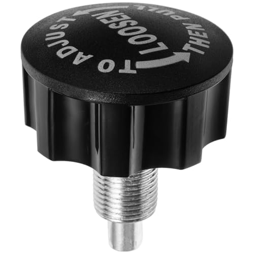 Milisten Exercise Bike Replacement Knob 2.55In Rotating Pull Pin Screw Adjustable Part for Fitness Equipment Compatible with Spinning Bikes Gym Machine Accessories