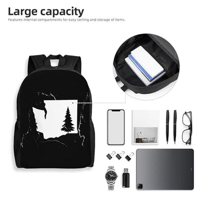 Washington State Tree Backpacks For Men Women Book Bag Travel Hiking Camping Work Lightweight - color: Ye2