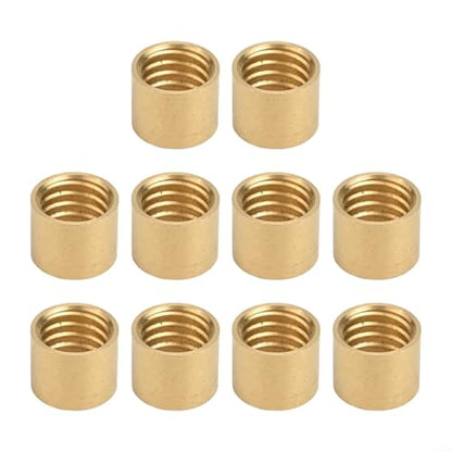 Brass Billiard Cue Tip Hoop Ferrule, Snooker Pool Cue Repair Replacement Ring, Metal Collar for Cue Tip Maintenance, Multiple Sizes Available(11mm) - size: 11mm