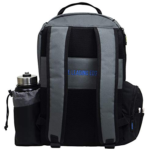 MVP Disc Sports Shuttle Disc Golf Backpack Bag (Choose Your Style and Color) - color: Gray/Royal, style: Without Velcro Side Panel