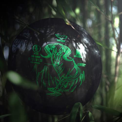 Yikun Midrange Disc Golf Disc-Overstabel Golf Mid-Range,PDGA Approved Great for Competition,Leisure and Entertainment - color: black