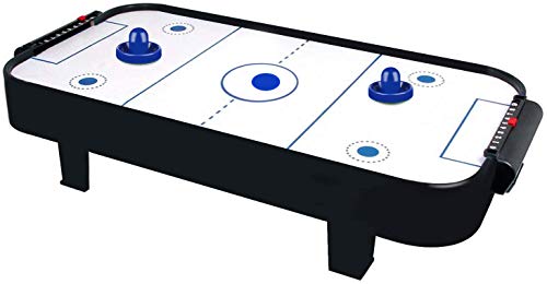ONE250 Air Hockey Pushers and Red Air Hockey Pucks, Goal Handles Paddles Replacement Accessories for Game Tables (4 Striker, 4 Puck Pack) - color: Blue & Blue