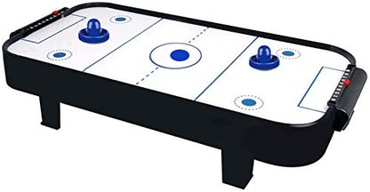 ONE250 Air Hockey Pushers and Red Air Hockey Pucks, Goal Handles Paddles Replacement Accessories for Game Tables (4 Striker, 4 Puck Pack) - color: Blue & Blue