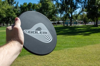 Divergent Discs Golem | Overstable Approach Disc | Flexible Putt & Approach Disc Golf Disc (Black) - color: Black