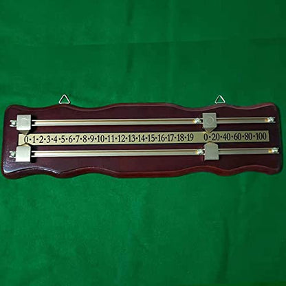 Billiard Score Board Counters Home Supplies Referee Gear Shuffleboard Wall Mounted Scoreboard for Tabletop Games Foosball Club Accessories