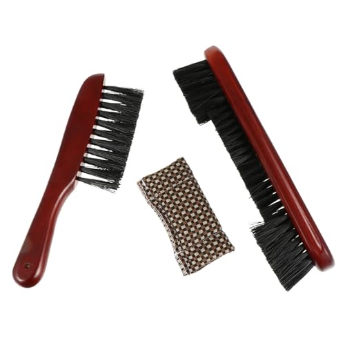 1Set Billiard Brush Set Pool Table Cleaner Rail and Cues Cleaning Cloth Tools for Professional for Pool Tables and Cabinets