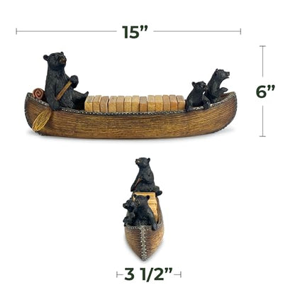 Rivers Edge Products Canoe Dominos Set, 10", 2-10 Players