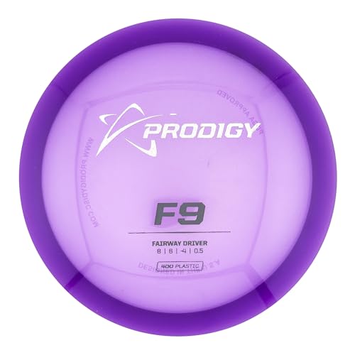 Prodigy Disc 400 F9 Disc Golf Disc - Understable Fairway Driver Disc Golf Disc for Beginners, Extremely Durable Golf Disc Golf Driver, 170-176g, Colors May Vary