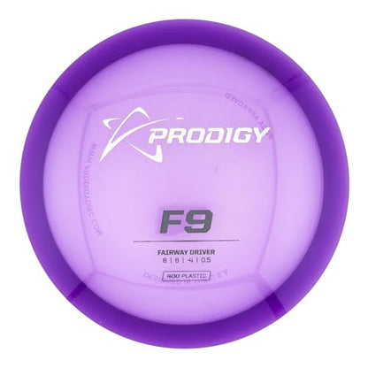 Prodigy Disc 400 F9 Disc Golf Disc - Understable Fairway Driver Disc Golf Disc for Beginners, Extremely Durable Golf Disc Golf Driver, 170-176g, Colors May Vary