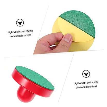 Abaodam Air Hockey Pusher and Puck Set 96mm Replacement Accessories for Air Hockey Tables Sturdy Plastic Strikers High Precision