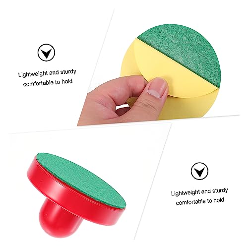 1Set Air Hockey and Pucks Durable Hockey Parts for Game Tables Paddles Colors with Pucks for Family Fun and Game Night