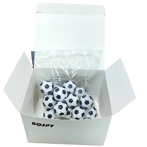 32mm Foosball Balls Foose Balls Table Soccer Game Replacement Foosballs 16pcs,Foosball Official 32mm Mini Table Footballs Ball Accessory Black(16 Pack)